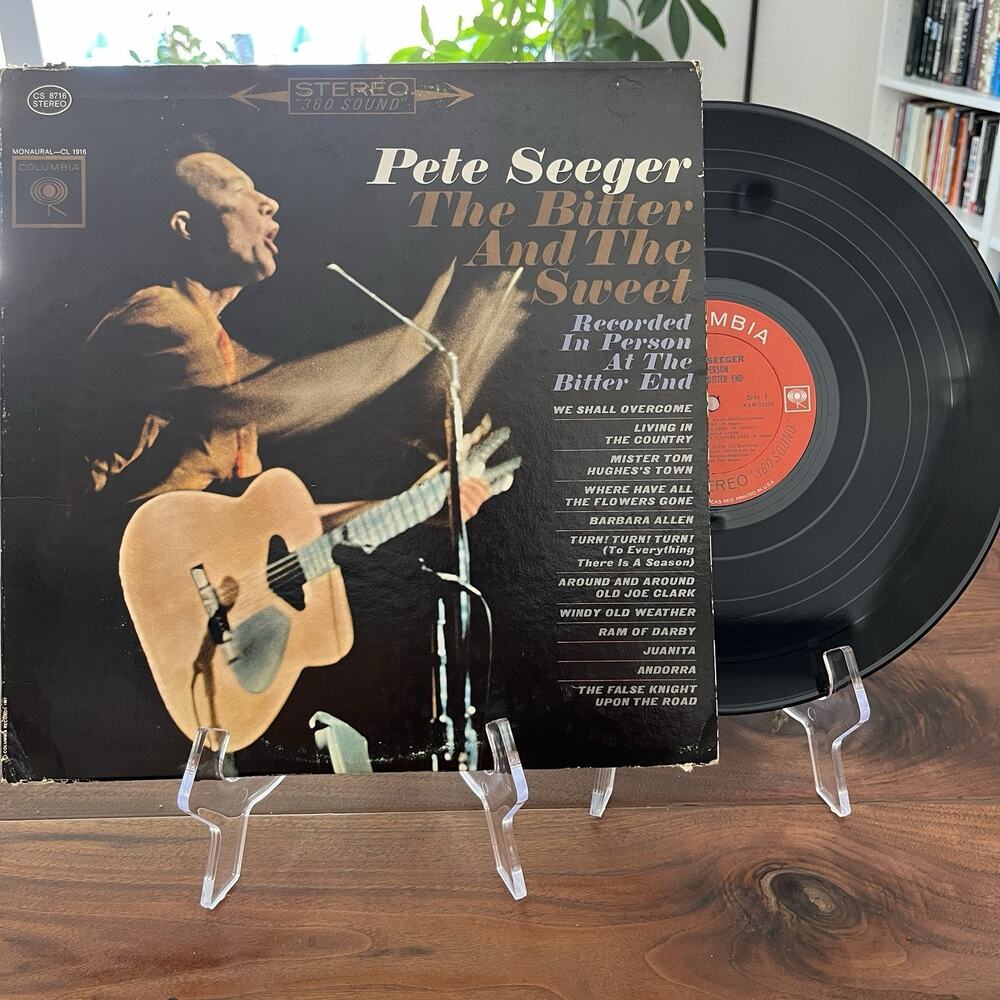 Pete Seeger The Bitter And The Sweet Vinyl LP 1962 Columbia 2 Eye CS 8716